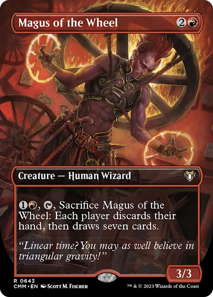 Magus of the Wheel (Borderless Alternate Art) [Commander Masters] | Cracking-Singles