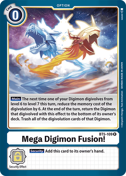 Mega Digimon Fusion! [BT5-109] [Battle of Omni] | Cracking-Singles