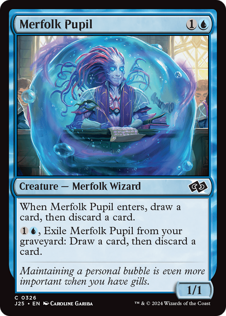 Merfolk Pupil [Foundations Jumpstart] | Cracking-Singles