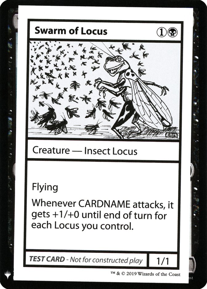 Swarm of Locus [Mystery Booster Playtest Cards] | Cracking-Singles