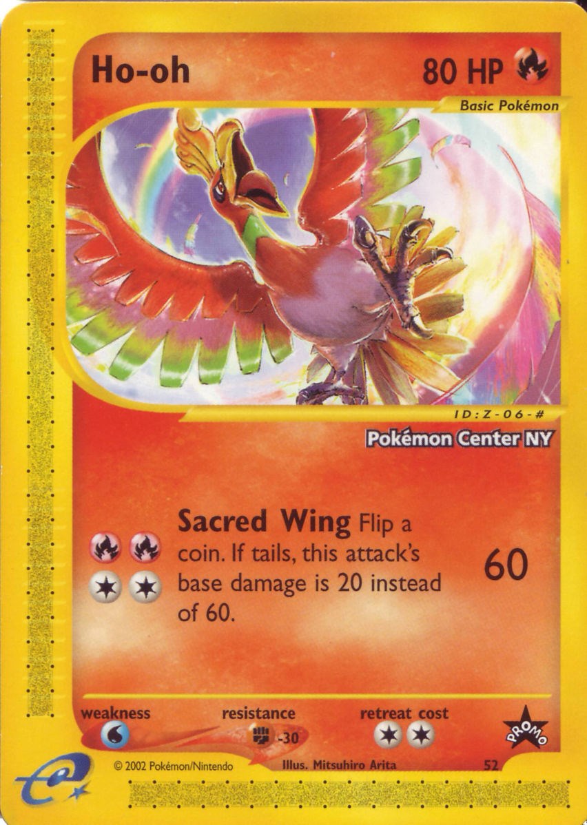 Ho-oh (52) (Pokemon Center NY Promo) [Wizards of the Coast: Black Star Promos] | Cracking-Singles