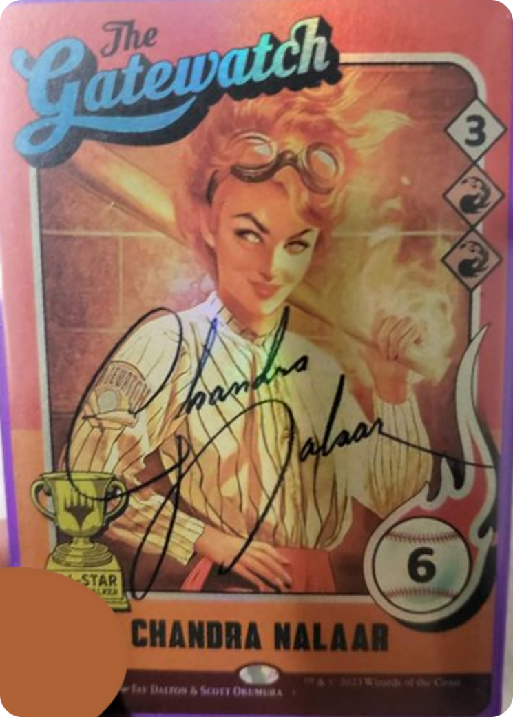 Chandra Nalaar (748) (Autographed) [Secret Lair Drop Series] | Cracking-Singles