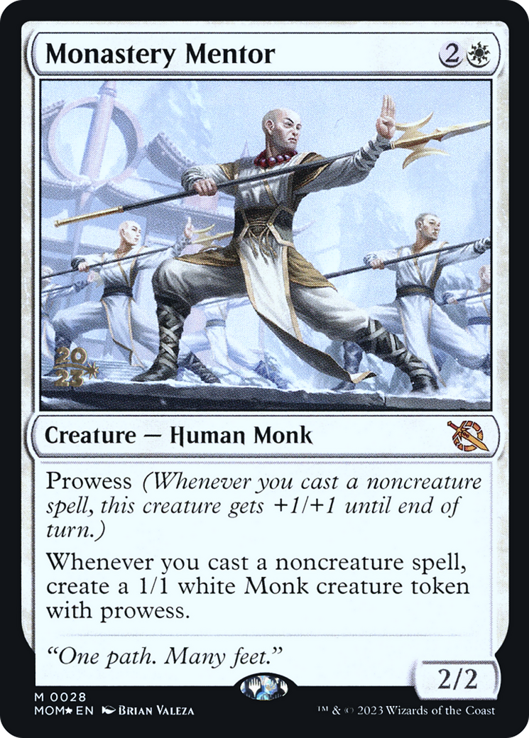 Monastery Mentor [March of the Machine Prerelease Promos] | Cracking-Singles