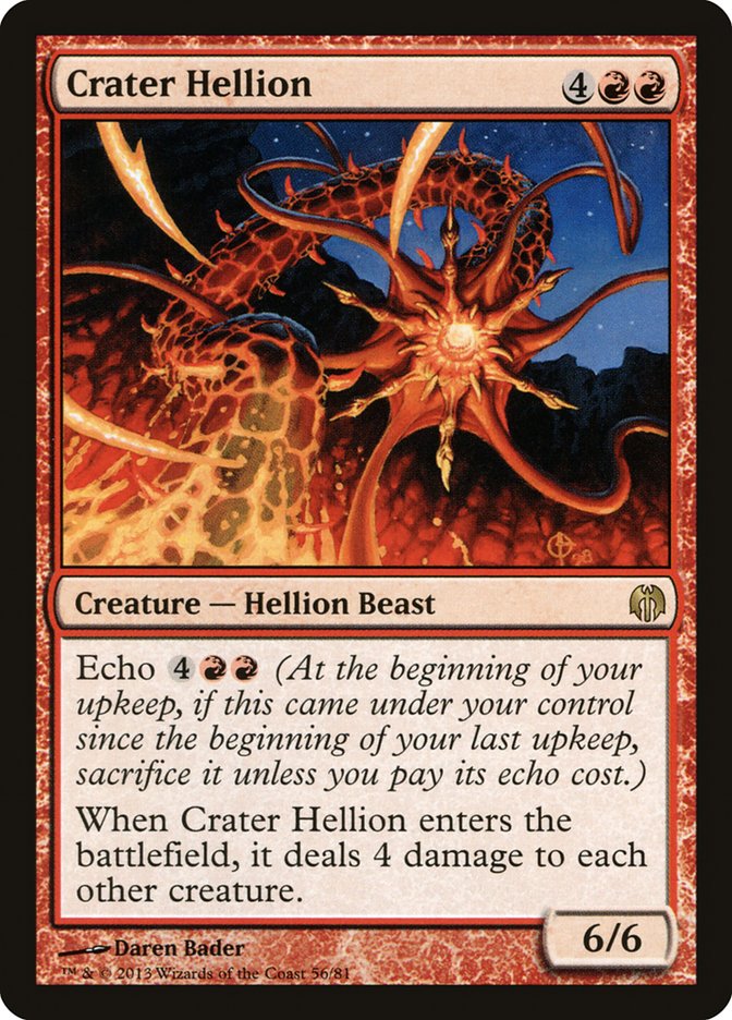 Crater Hellion [Duel Decks: Heroes vs. Monsters] | Cracking-Singles