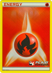 Fire Energy (2011 Play Pokemon Promo) [League & Championship Cards] | Cracking-Singles