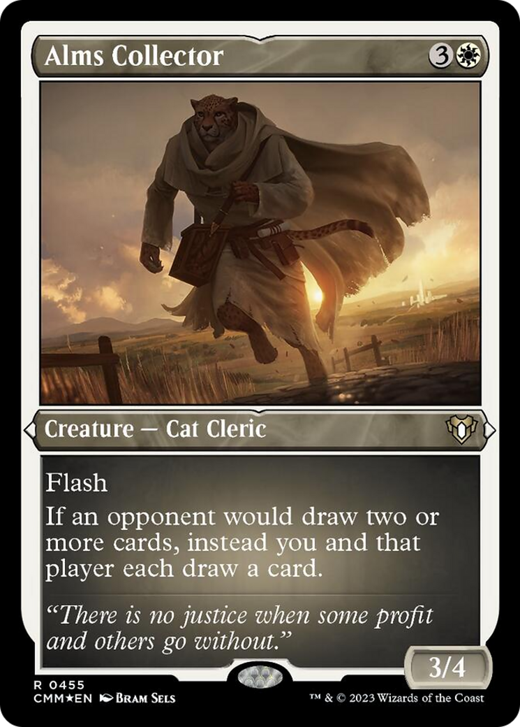 Alms Collector (Foil Etched) [Commander Masters] | Cracking-Singles