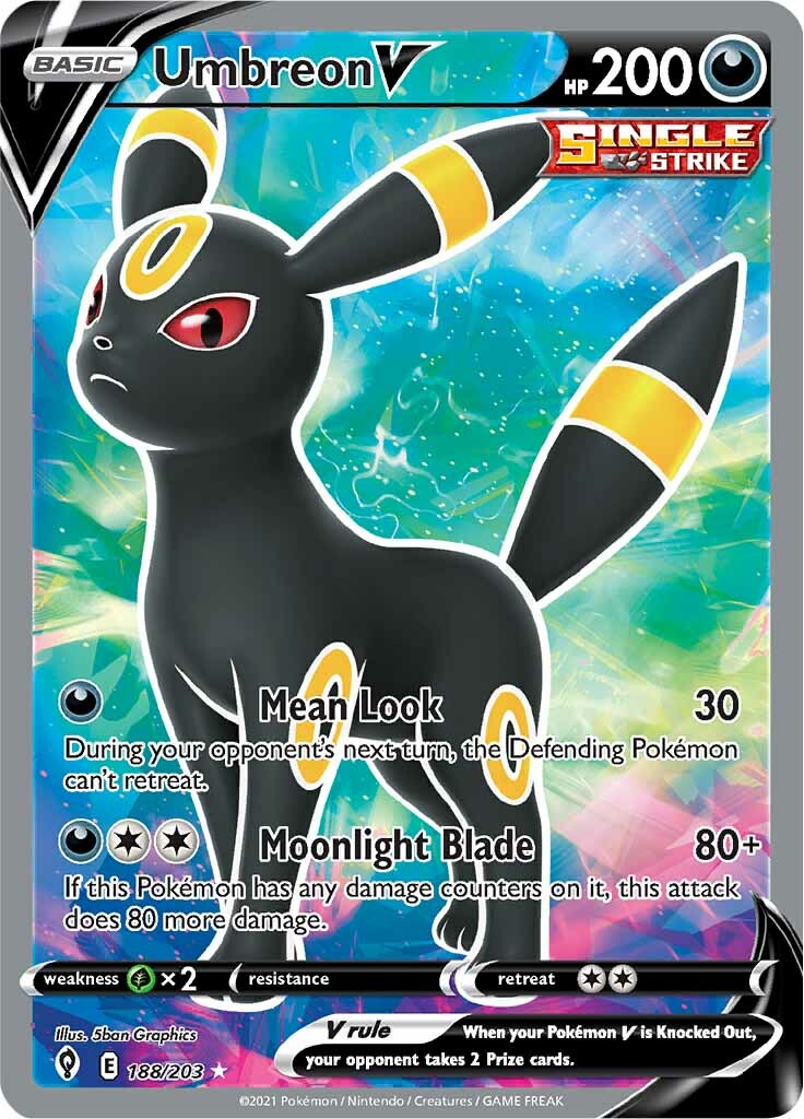 Umbreon V (188/203) [Sword & Shield: Evolving Skies] | Cracking-Singles