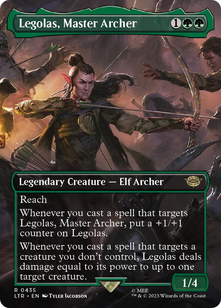 Legolas, Master Archer (Borderless Alternate Art) [The Lord of the Rings: Tales of Middle-Earth] | Cracking-Singles