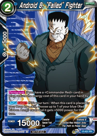 Android 8, "Failed" Fighter (Championship Pack 2022 Vol.2) (P-421) [Promotion Cards] | Cracking-Singles