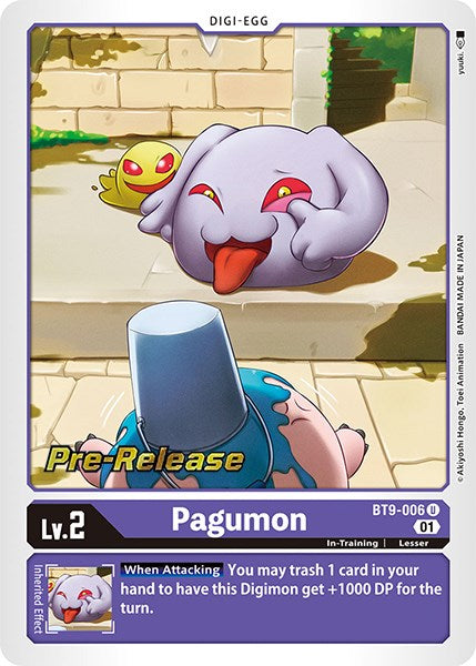 Pagumon [BT9-006] [X Record Pre-Release Promos] | Cracking-Singles