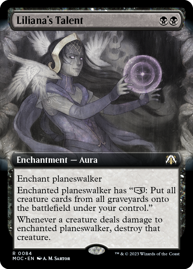 Liliana's Talent (Extended Art) [March of the Machine Commander] | Cracking-Singles