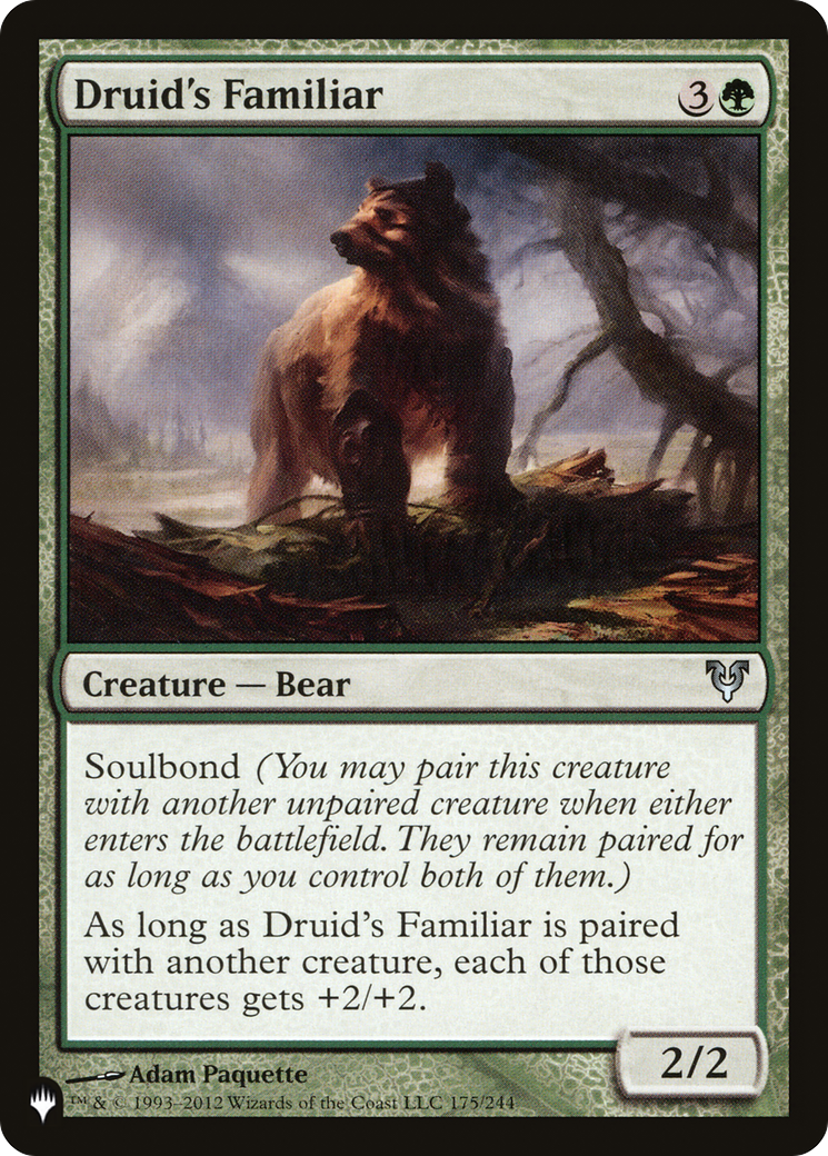 Druid's Familiar [The List] | Cracking-Singles