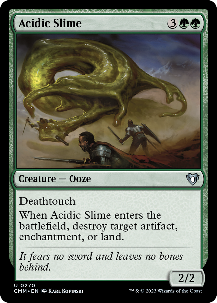 Acidic Slime [Commander Masters] | Cracking-Singles