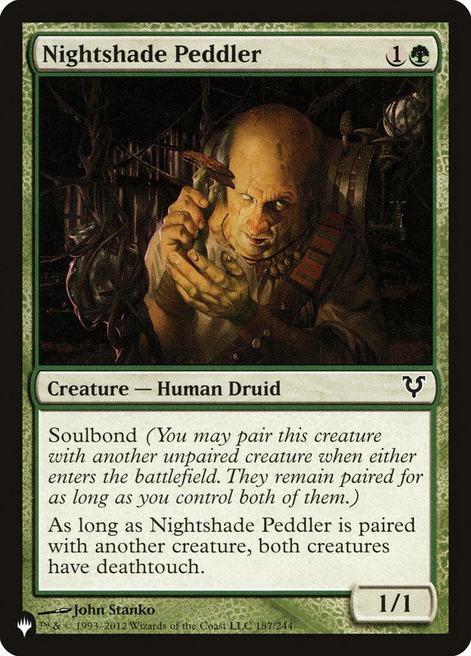 Nightshade Peddler [The List] | Cracking-Singles