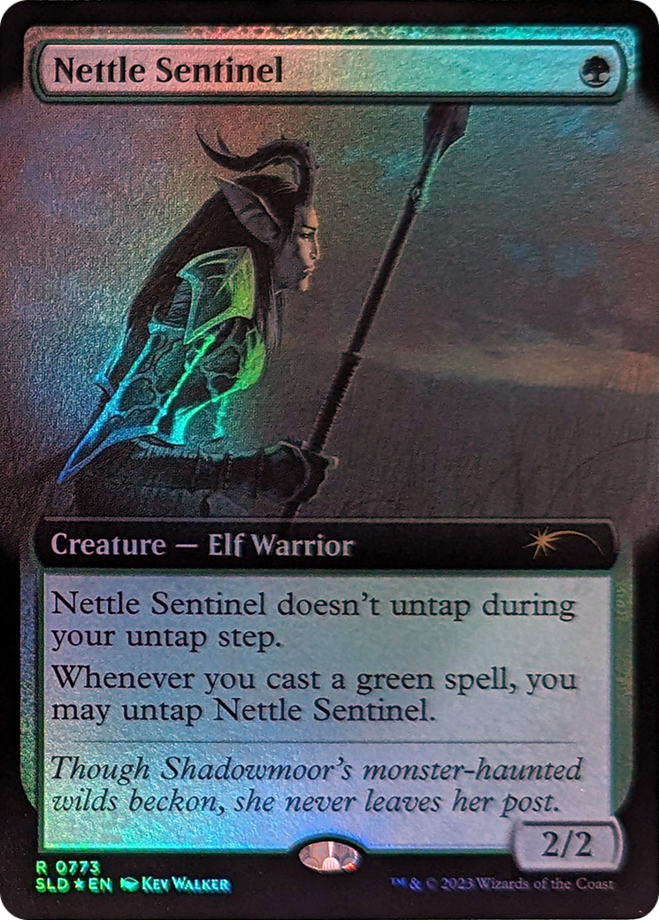 Nettle Sentinel (Extended Art) [Secret Lair Drop Series] | Cracking-Singles