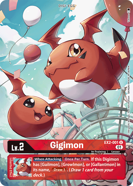 Gigimon [EX2-001] (Alternate Art) [Digital Hazard] | Cracking-Singles