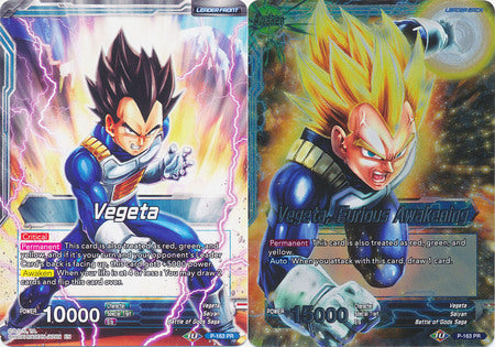 Vegeta // Vegeta, Furious Awakening (Draft Box 04 Tournament) (P-163) [Promotion Cards] | Cracking-Singles