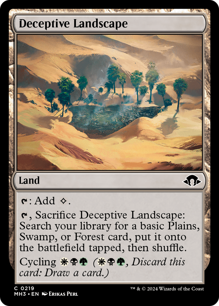 Deceptive Landscape [Modern Horizons 3] | Cracking-Singles