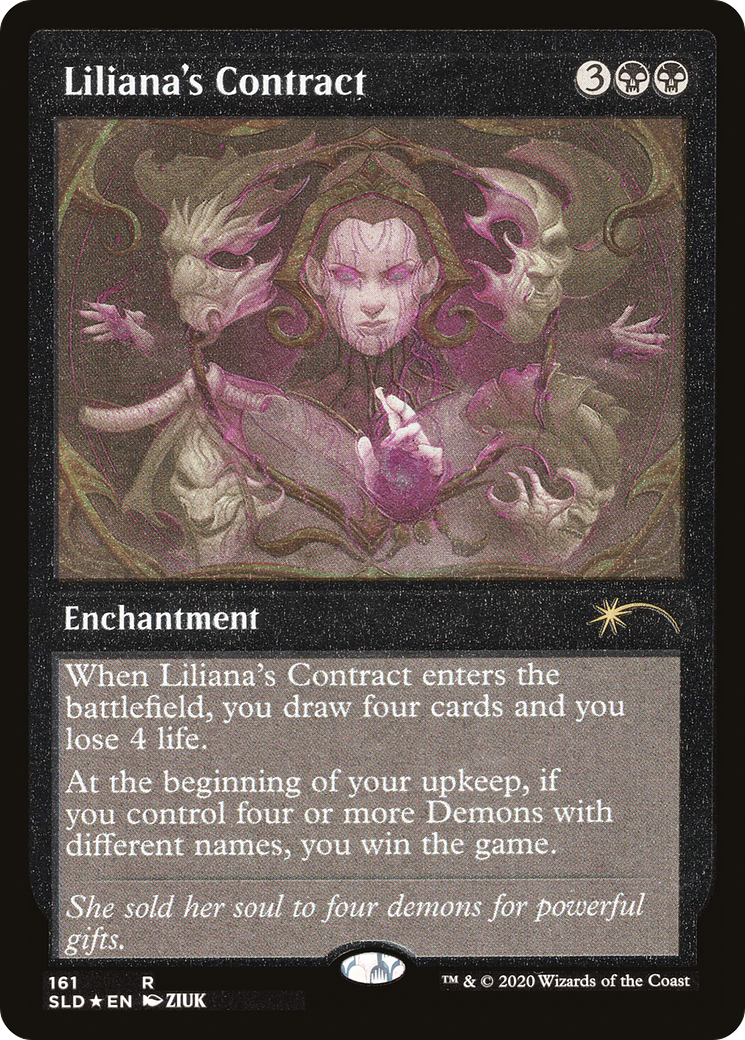 Liliana's Contract (Foil Etched) [Secret Lair Drop Series] | Cracking-Singles