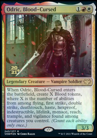 Odric, Blood-Cursed [Innistrad: Crimson Vow Prerelease Promos] | Cracking-Singles