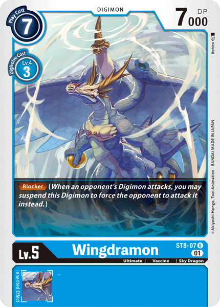 Wingdramon [ST8-07] [Starter Deck: Ulforce Veedramon] | Cracking-Singles