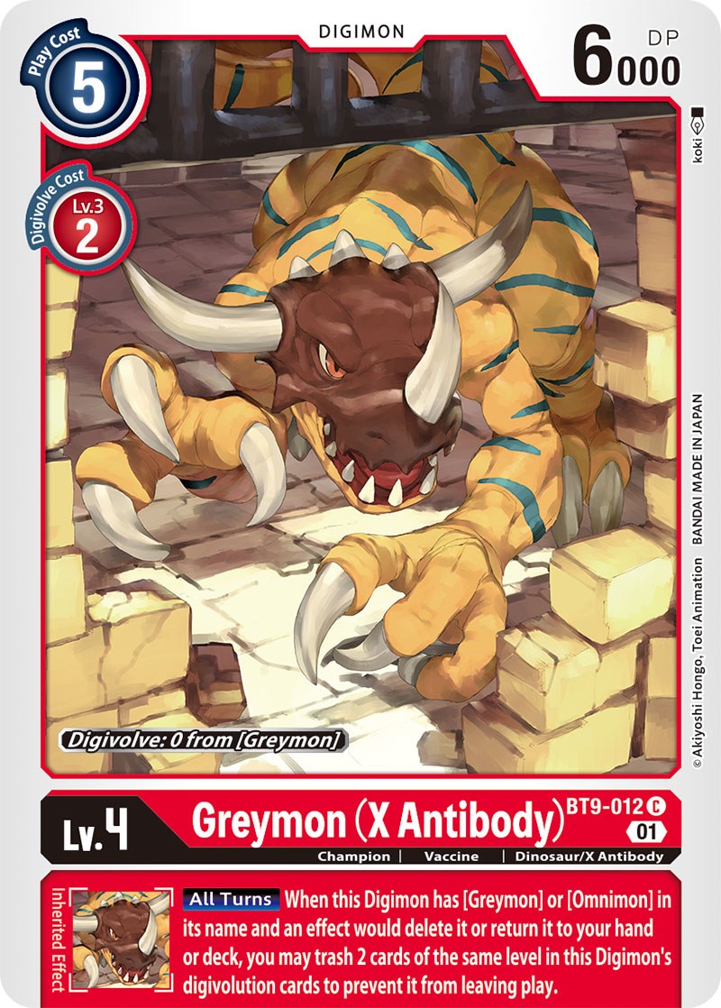 Greymon (X Antibody) [BT9-012] [X Record] | Cracking-Singles