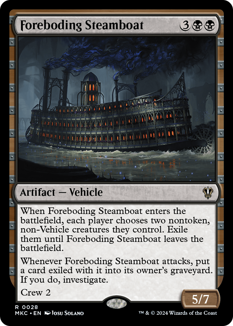 Foreboding Steamboat [Murders at Karlov Manor Commander] | Cracking-Singles