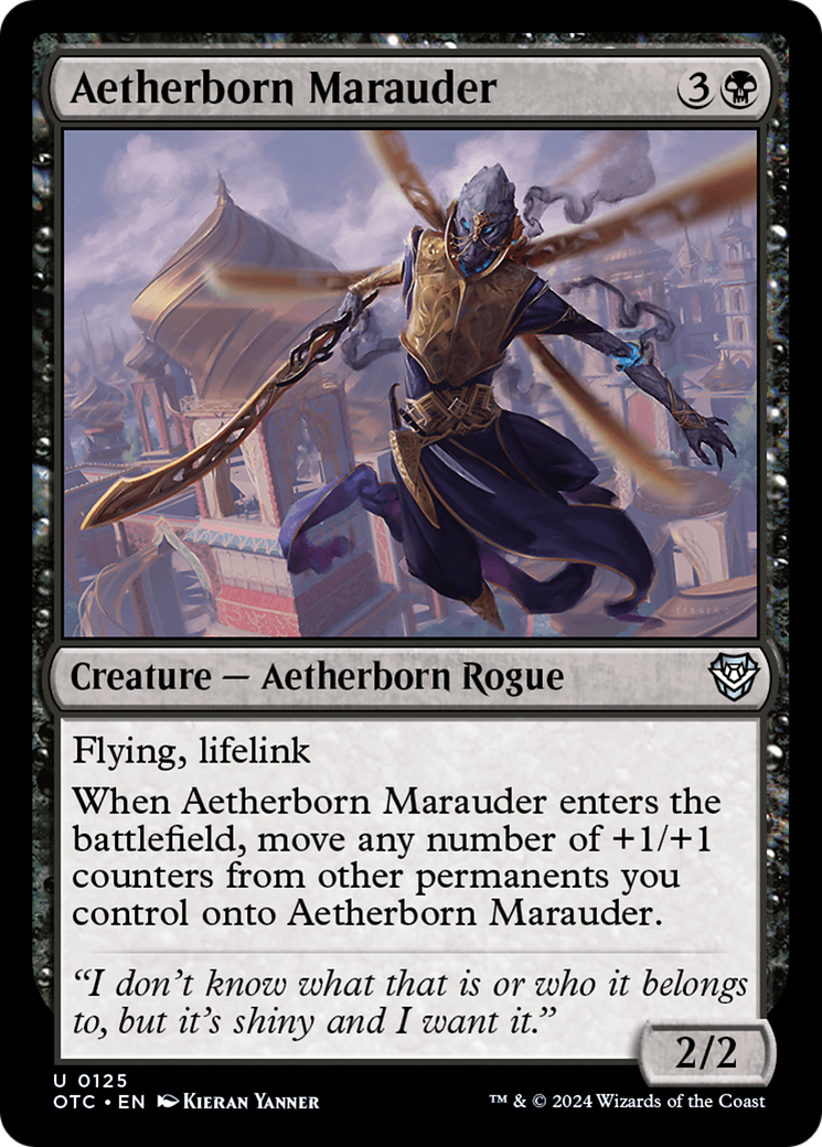 Aetherborn Marauder [Outlaws of Thunder Junction Commander] | Cracking-Singles