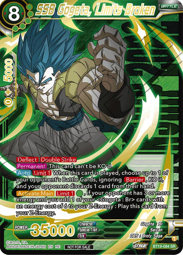 SSB Gogeta, Limits Broken (Championship 2022) (BT19-084) [Promotion Cards] | Cracking-Singles