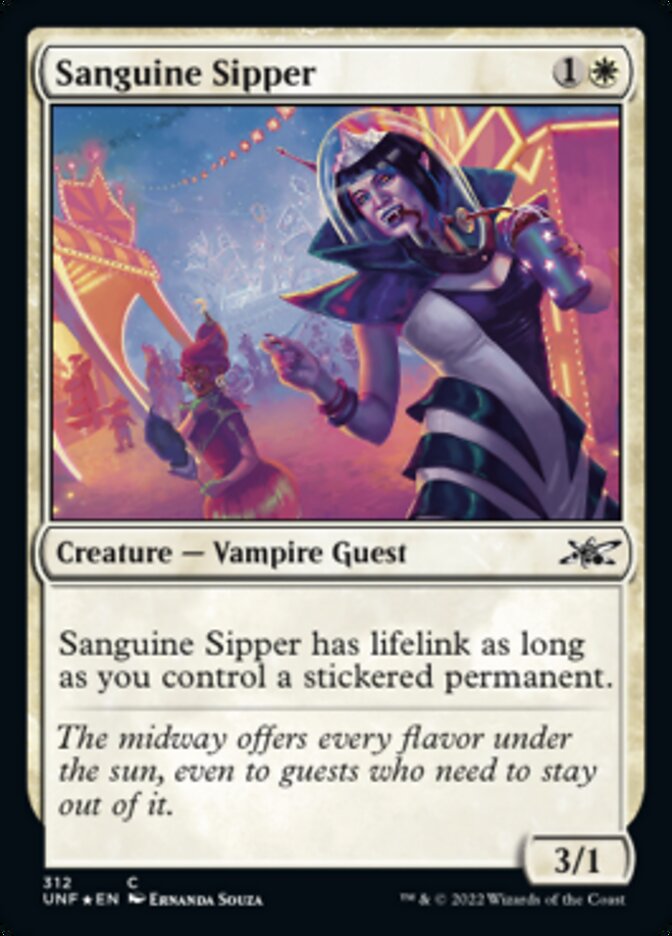 Sanguine Sipper (Galaxy Foil) [Unfinity] | Cracking-Singles