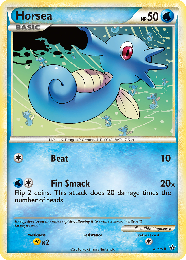 Horsea (49/95) [HeartGold & SoulSilver: Unleashed] | Cracking-Singles