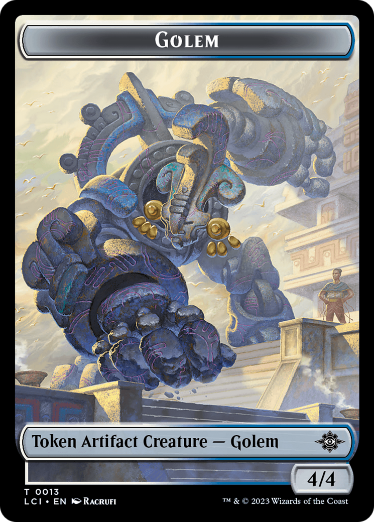 Golem Token [The Lost Caverns of Ixalan Tokens] | Cracking-Singles