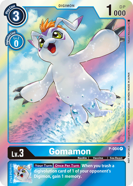 Gomamon [P-004] [Promotional Cards] | Cracking-Singles