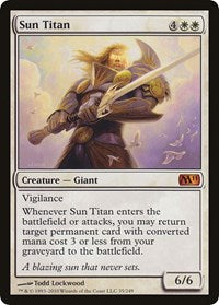 Sun Titan (M11) [Oversize Cards] | Cracking-Singles