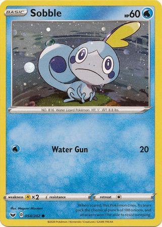 Sobble (054/202) (Cosmos Holo) [Sword & Shield: Base Set] | Cracking-Singles