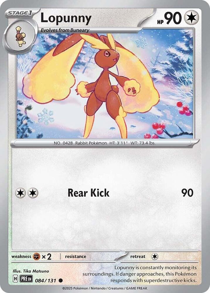 Lopunny (084/131) [Scarlet & Violet: Prismatic Evolutions] | Cracking-Singles