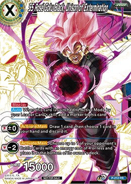 SS Rose Goku Black, Unison of Extermination (Gold Stamped) (P-212) [Promotion Cards] | Cracking-Singles