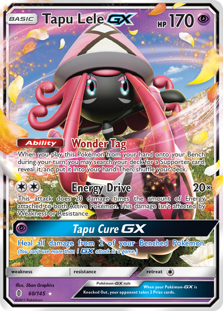 Tapu Lele GX (60/145) [Sun & Moon: Guardians Rising] | Cracking-Singles