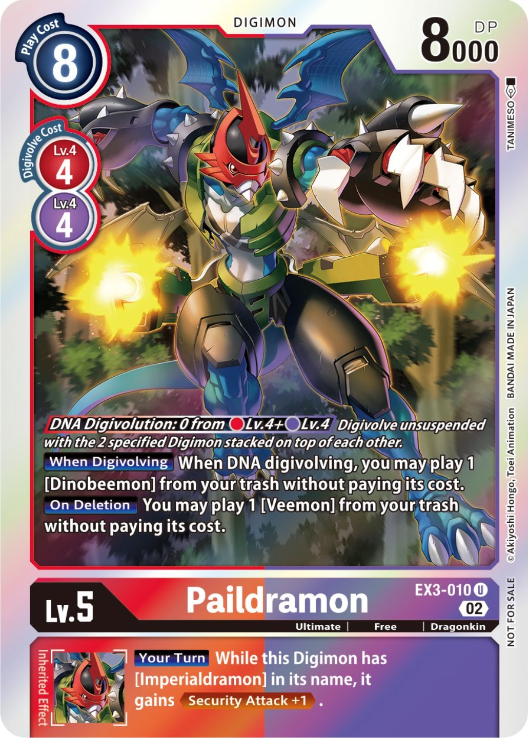 Paildramon [EX3-010] (Alternate Art) [Draconic Roar] | Cracking-Singles