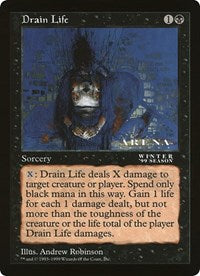 Drain Life (Oversized) [Oversize Cards] | Cracking-Singles