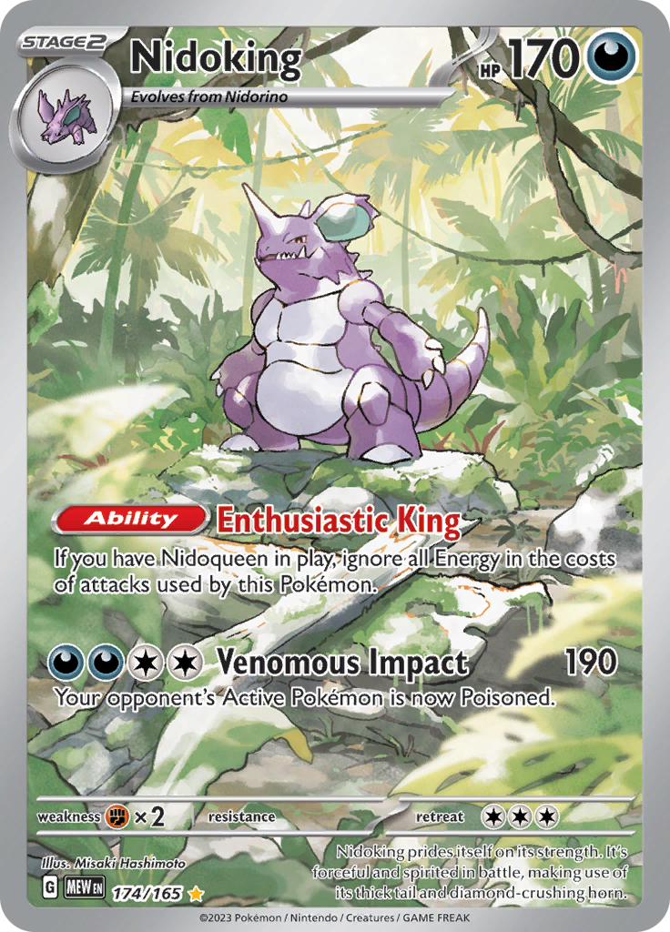 Nidoking (174/165) [Scarlet & Violet: 151] | Cracking-Singles