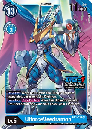 UlforceVeedramon [BT2-032] (DC-1 Grand Prix) [Release Special Booster Promos] | Cracking-Singles