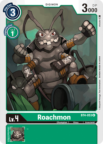 Roachmon [BT4-053] [Great Legend] | Cracking-Singles