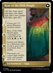 Huatli, Poet of Unity // Roar of the Fifth People [The Lost Caverns of Ixalan] | Cracking-Singles