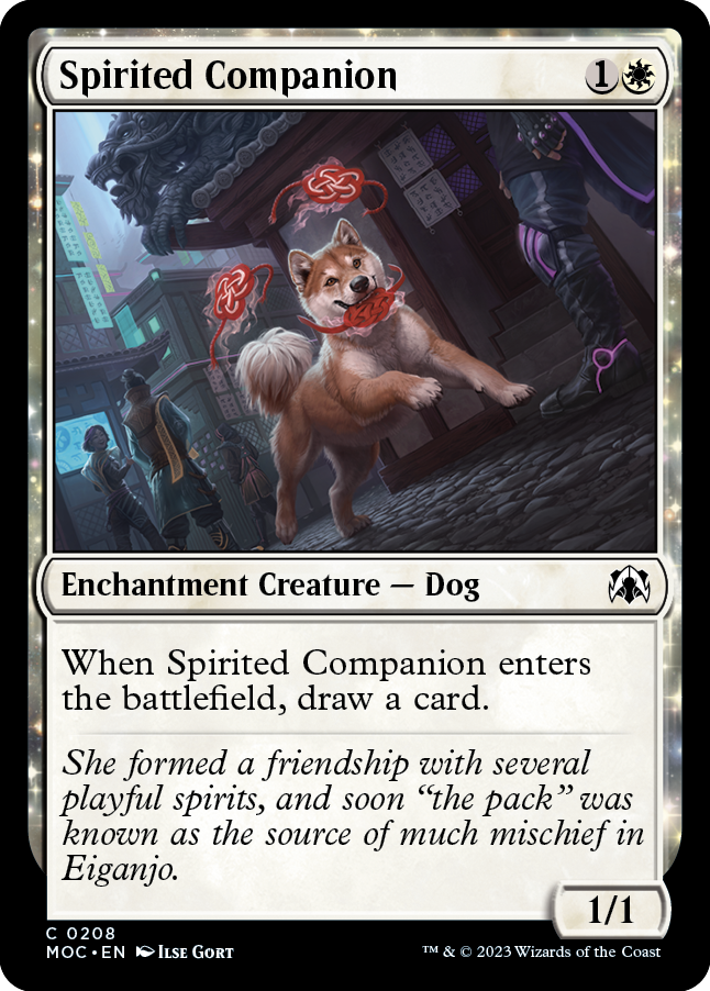 Spirited Companion [March of the Machine Commander] | Cracking-Singles