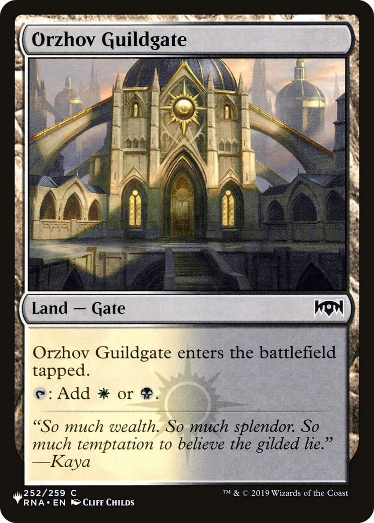 Orzhov Guildgate [The List] | Cracking-Singles