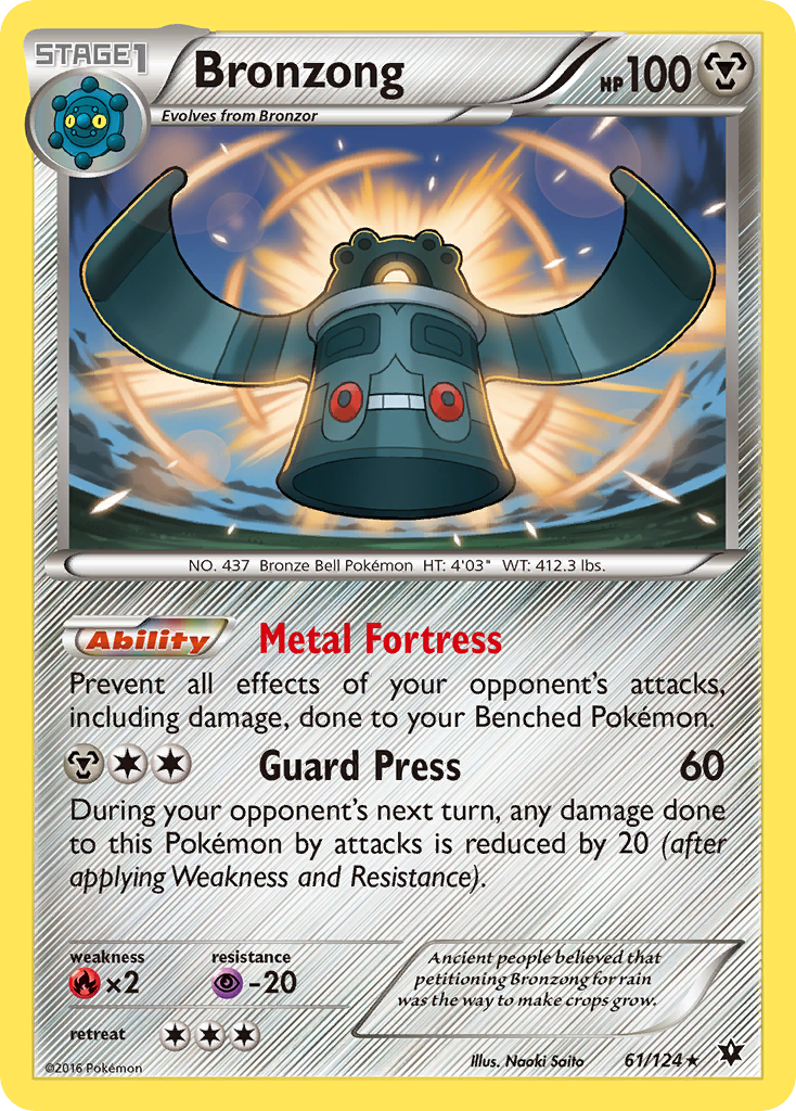 Bronzong (61/124) [XY: Fates Collide] | Cracking-Singles