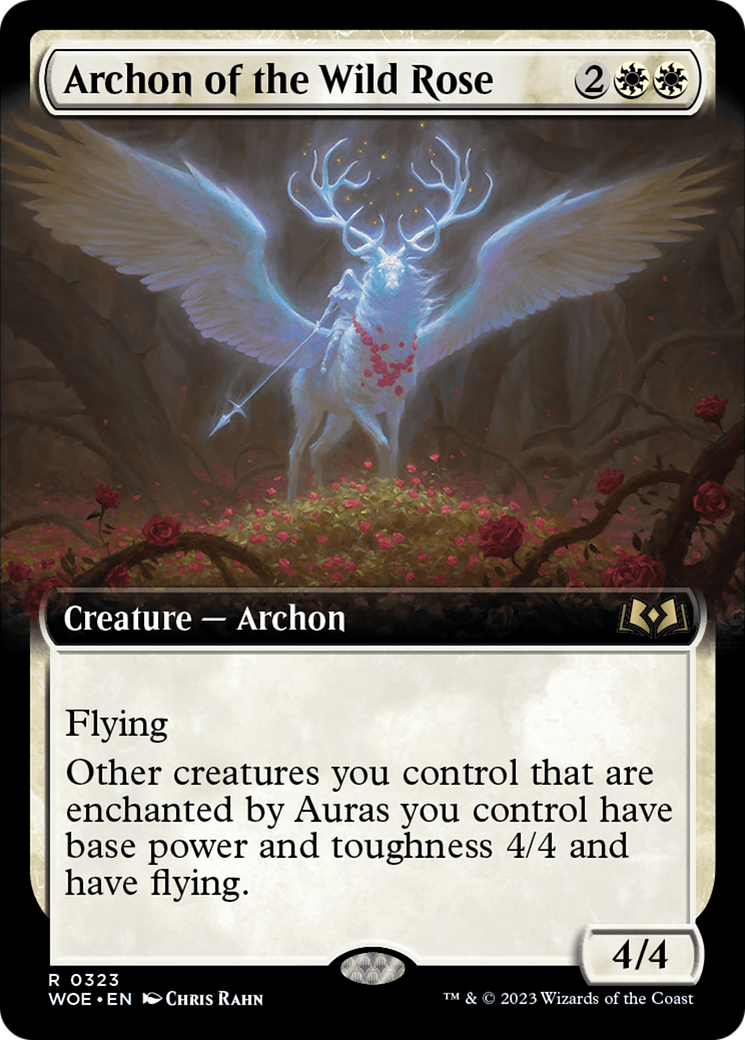 Archon of the Wild Rose (Extended Art) [Wilds of Eldraine] | Cracking-Singles