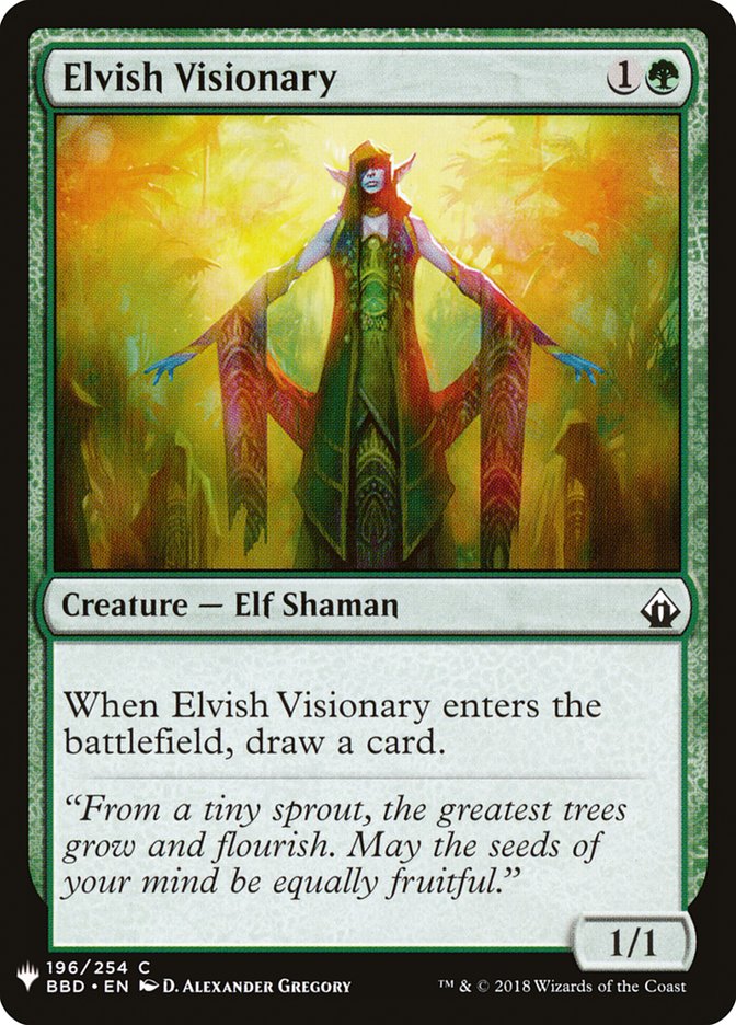 Elvish Visionary [Mystery Booster] | Cracking-Singles