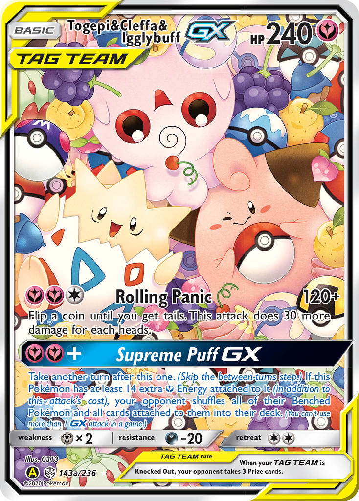 Togepi & Cleffa & Igglybuff GX (143a/236) [Alternate Art Promos] | Cracking-Singles